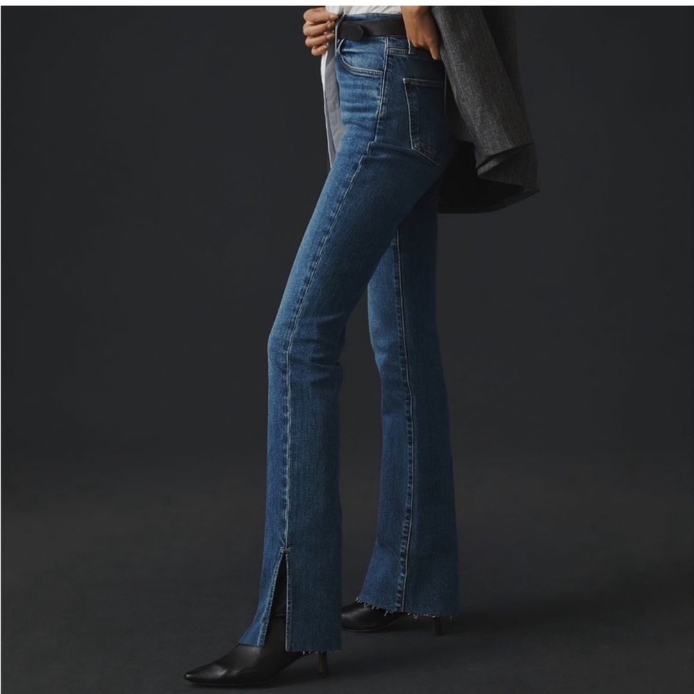 Favorite Daughter Blue Flared Jeans